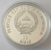 Kambodscha 20 Riels 1989 Angkor Wat
