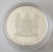 Fiji 1/2 Dollar 2018 SCL12 Traditionelle Fischerei