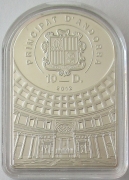 Andorra 10 Diners 2012 Aphrodite 1 Oz Silver