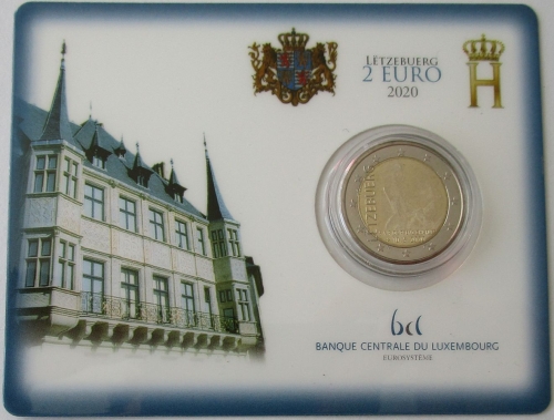 Luxemburg 2 Euro 2020 Prinz Charles BU