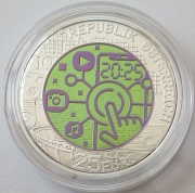 Austria 25 Euro 2025 Digitalisation Silver Niobium