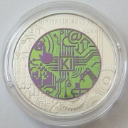 Austria 25 Euro 2025 Digitalisation Silver Niobium