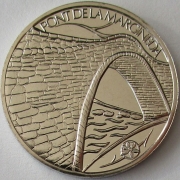 Andorra 2 x 1.25 Euro 2021 Poets Daffodil & Pont de la Margineda