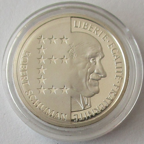 Frankreich 10 Francs 1986 Robert Schuman PP (lose)