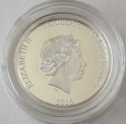 Cook-Inseln 1 Dollar 2016 Queen Elizabeth II.
