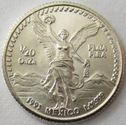 Mexiko Libertad 1/20 Oz Silber 1993