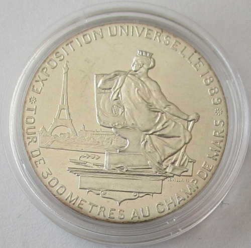 Frankreich 10 Euro 2019 Historische Münzen Medaille zur Expo 1889