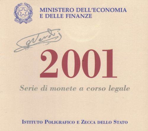 Italy Coin Set 2001