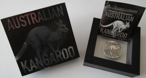 Australien 2 Dollars 2016 Australian Kangaroo High Relief Antiqued