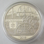 Slowakei 10 Euro 2018 200 Jahre Donaudampfschifffahrt PP