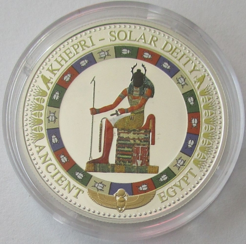 Solomon Islands 2 Dollars 2018 Ancient Egypt Khepri Silver