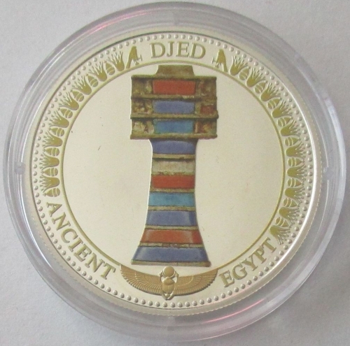 Solomon Islands 2 Dollars 2018 Ancient Egypt Djed Silver