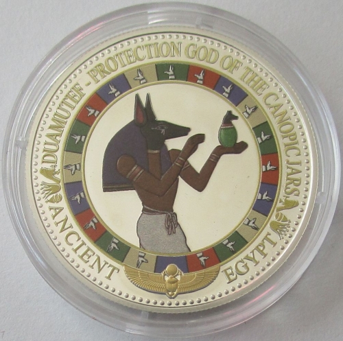 Solomon Islands 2 Dollars 2017 Ancient Egypt Duamutef Silver