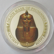 Solomon Islands 2 Dollars 2016 Ancient Egypt Death Mask of Psusennes I Silver