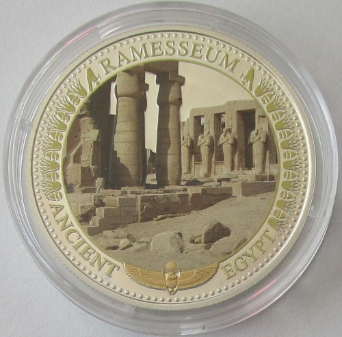 Solomon Islands 2 Dollars 2016 Ancient Egypt Ramesseum Silver