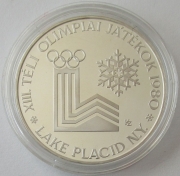 Ungarn 500 Forint 1980 Olympia Lake Placid Eiskunstlauf