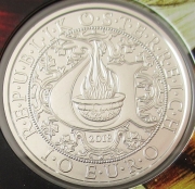 Austria 10 Euro 2018 Guardian Angels Uriel Silver BU