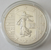 Frankreich 10 Euro 2014 Semeuse Denier de Charles II le Chauve