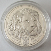 South Africa 1 Rand 2022 Krugerrand + 5 Rand Big Five Lion 2 x 1 Oz Silver Proof