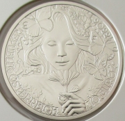 Austria 10 Euro 2022 Flowers Marigold Silver BU