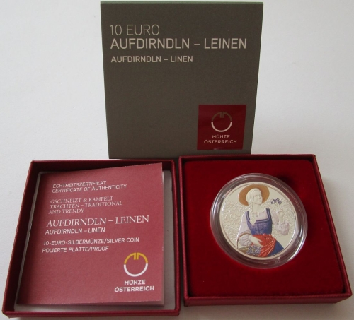 Österreich 10 Euro 2025 Gschneizt & Kampelt Aufdirndln PP