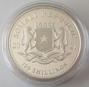 Somalia 100 Shillings 2021 Elefant