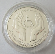 Libyen 5 Dinars 1981 Jahr der Behinderten BU