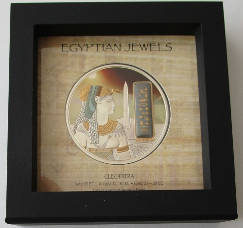 Fiji 50 Dollars 2012 Egyptian Jewels Cleopatra 2 Oz Silver