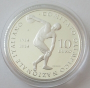 Italien 10 Euro 2014 100 Jahre NOK (lose)