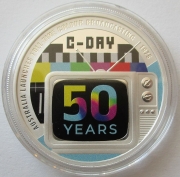 Tuvalu 1 Dollar 2025 50 Jahre C-Day