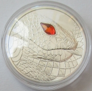 Austria 20 Euro 2021 Eyes of the World Australia Serpent Creator 2/3 Oz Silver