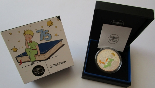 France 10 Euro 2021 75 Years Le Petit Prince Fox Silver