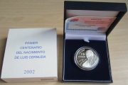 Spain 10 Euro 2002 Luis Cernuda Silver