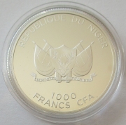 Niger 1000 Francs 2012 Eisenbahn Chemin de Fer...