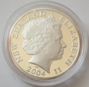 Neuseeland 5 Dollars 2004 Tiere Magentasturmvogel PP