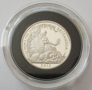Großbritannien 9 x 1 Pound 2012 25 Jahre Britannia