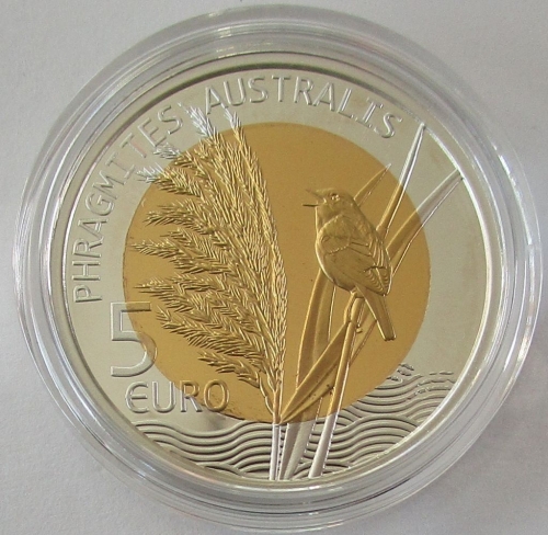 Luxemburg 5 Euro 2018 Flora & Fauna Schilfrohrsänger & Schilfrohr (lose)