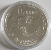 Spain 10 Euro 2005 Eurostar 60 Years World War II Silver