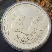 Australien 2 x 1 Dollar 2011 Kookaburra + Koala World...