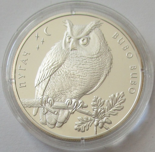 Ukraine 10 Hryvnia 2002 Tiere Uhu