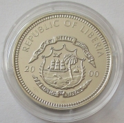 Liberia 5 Dollars 2000 Millennium Petersdom in Rom