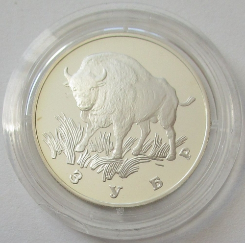 Russland 1 Rubel 1997 Tiere Wisent