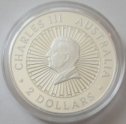 Australien 2 Dollars 2024 Lunar Double Dragon & Pearl