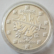 Schweiz 20 Franken 1999 500 Jahre Schlacht bei Dornach BU