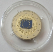 France 2 Euro 2015 30 Years Flag of Europe Proof