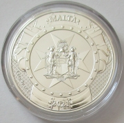 Malta 5 Euro 2021 Knights of the Past 1 Oz Silver
