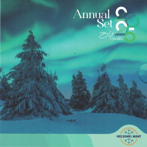 Finland Coin Set 2025 Northern Lights