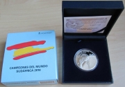 Spain 10 Euro 2010 Football World Cup in South Africa Silver