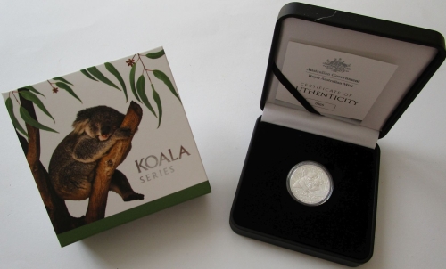 Australia 5 Dollars 2025 Koala High Relief 1 Oz Silver