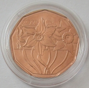 Österreich 5 Euro 2025 Ostern Narzissen